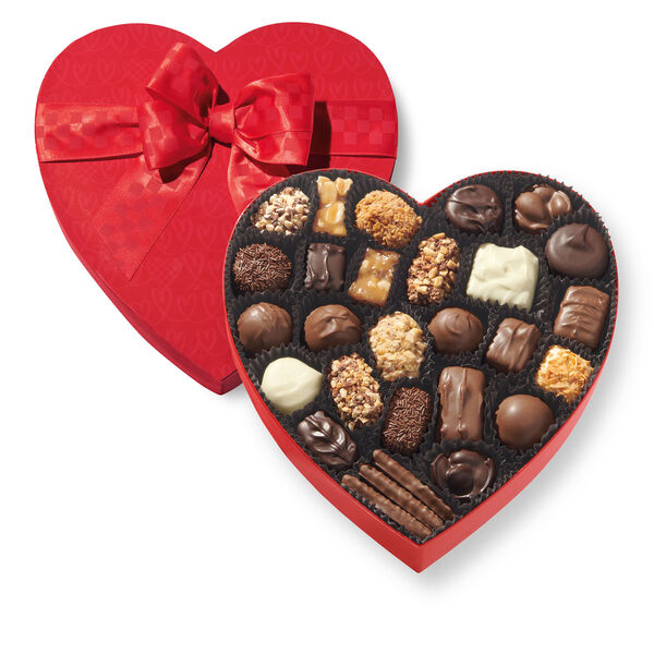 View Classic Red Heart Chocolate & Variety