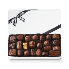 Assorted Chocolates with Black & White Bow View 1