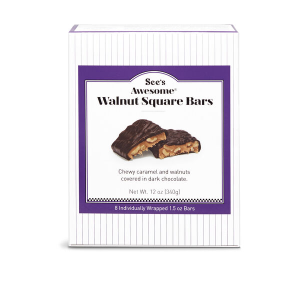 See's Awesome® Walnut Square Bars