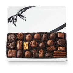 Assorted Chocolates with Black & White Bow View 1