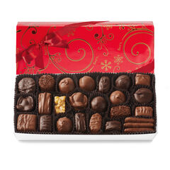 Assorted Chocolates with Red Bow View 1