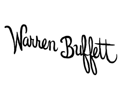 Warren Buffett's signature